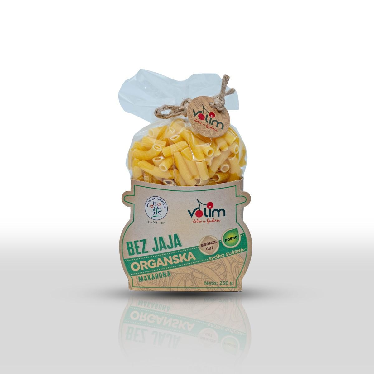 Volim - organska testenina bez jaja makarona 250 g