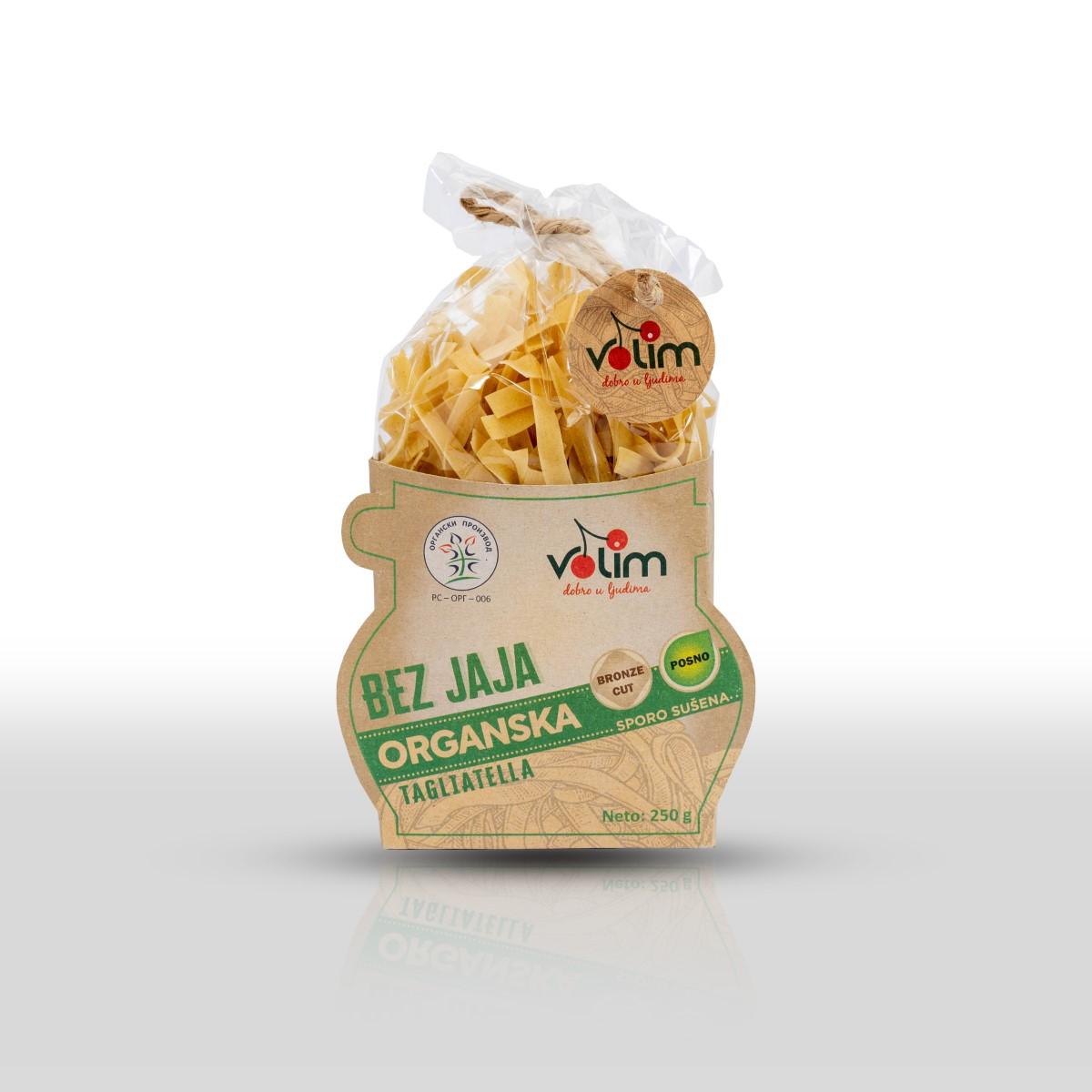 Volim - organska testenina bez jaja tagliatella 250 g