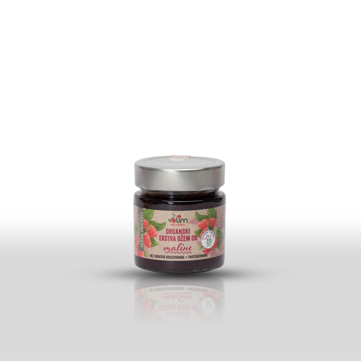 Volim - organski extra džem malina bs 250 g