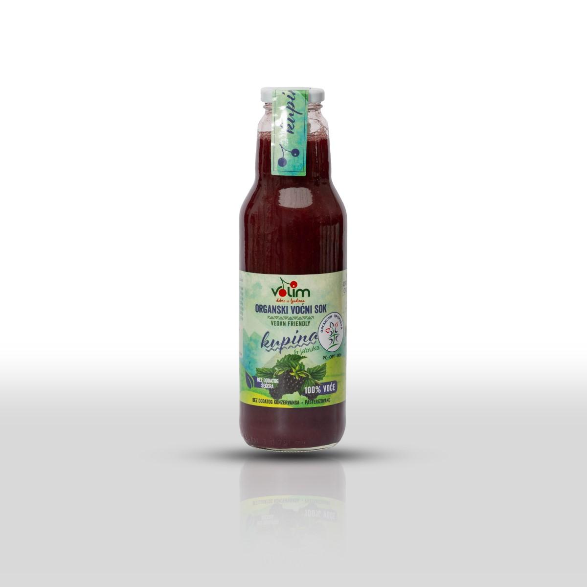 Volim - organski voćni sok kupina 750 ml